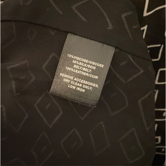 Lafayette 148 New York Black 90s Maxi Button Front Dress Size Small - Picture 7 of 7